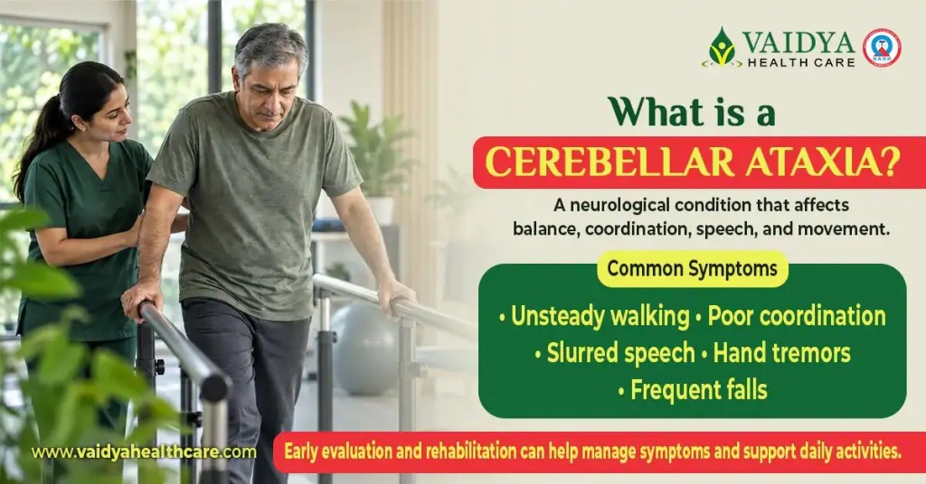 What is Cerebellar Ataxia, Symptoms, Causes, Treatment In Kerala At Vaidya Healthcare